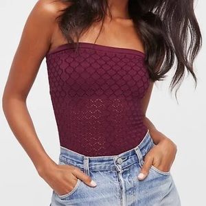 Free People Diamond Seamless Tube Top